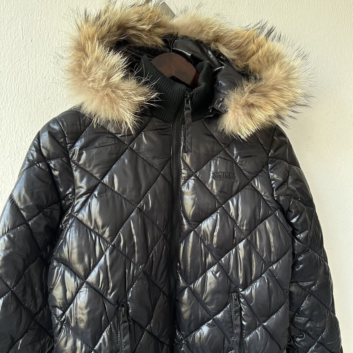 14th Addiction Puffer Jacket Fur Von Dutch Size US M / EU 48-50 / 2 - 6 Thumbnail