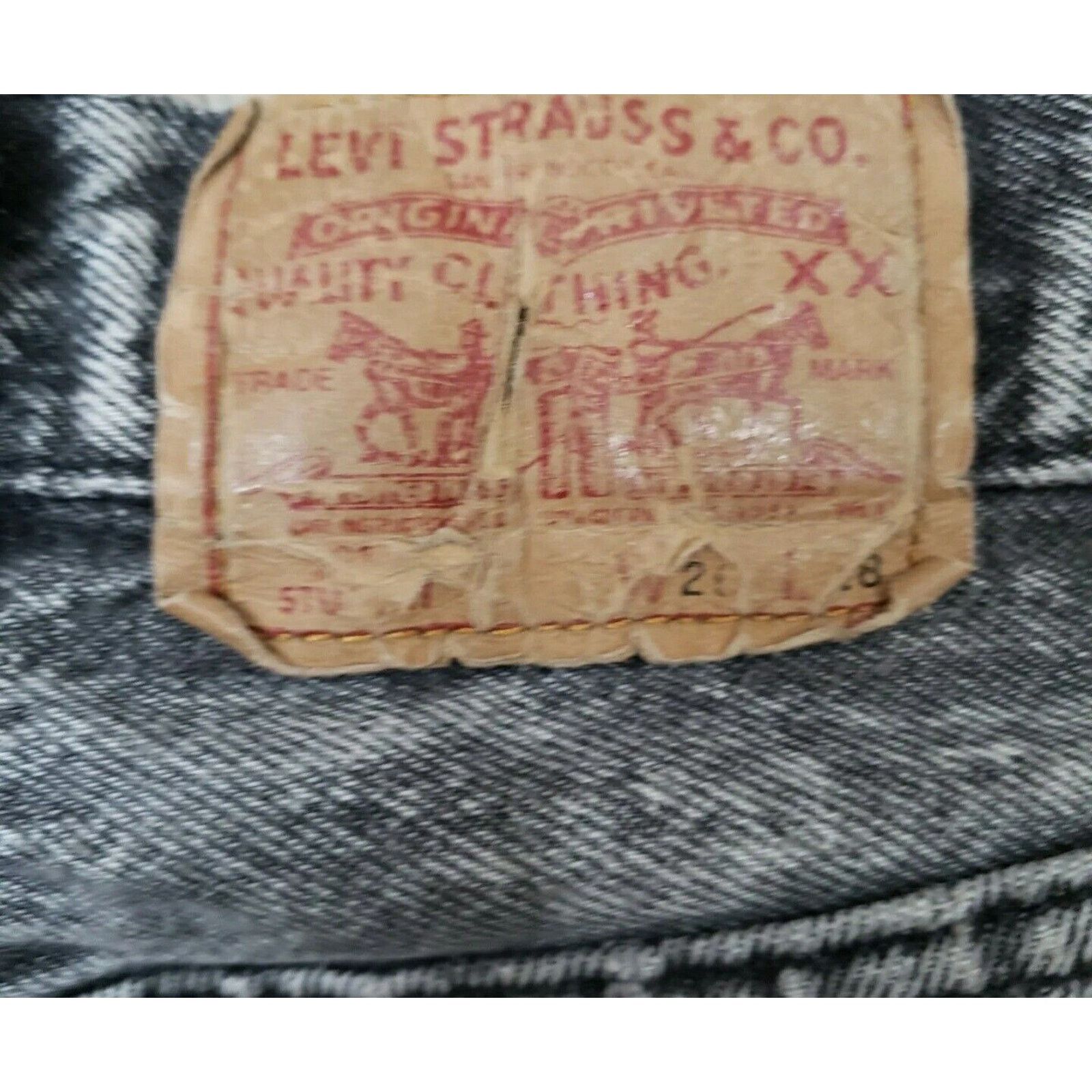 Levi's Vintage 90s Levis 501 Student Jeans USA Size 26(25×27) Size 26" / US 2 / IT 38 - 5 Thumbnail