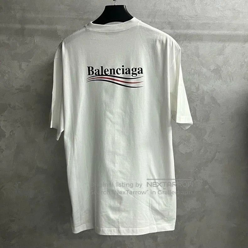Balenciaga Balenciaga White Crewneck Short Sleeve T-shirt. Size US S / EU 44-46 / 1 - 2 Thumbnail