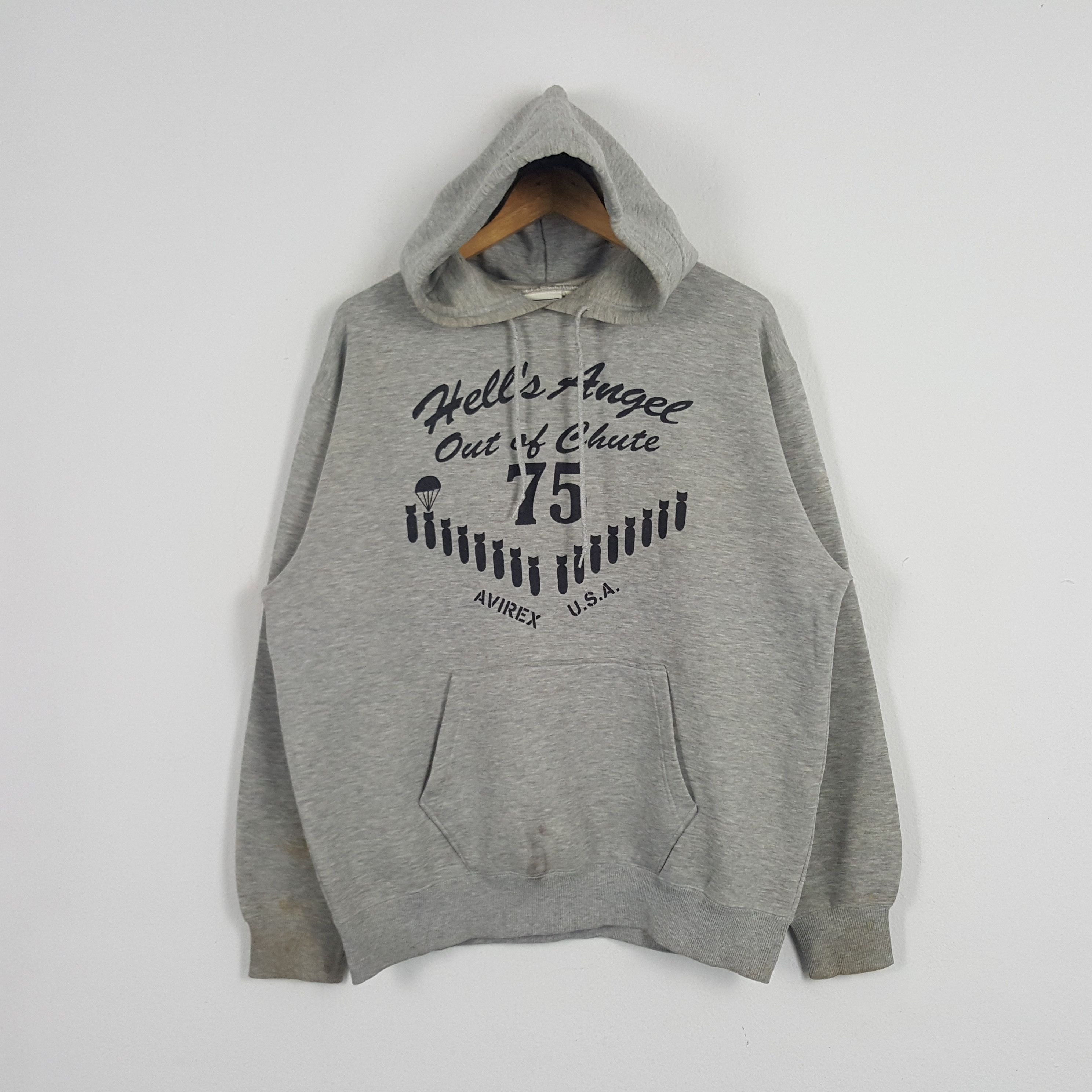 Avirex × Vintage Vintage Avirex USA American Military Style Hoodies Size US L / EU 52-54 / 3 - 1 Thumbnail