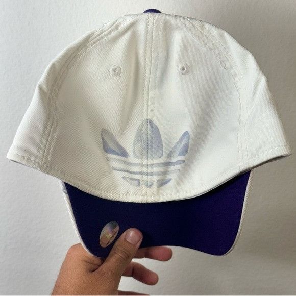 Adidas NEW L.A. LAKERS NBA ADIDAS FITMAX 70 L/XL WHITE HAT Size ONE SIZE - 5 Thumbnail
