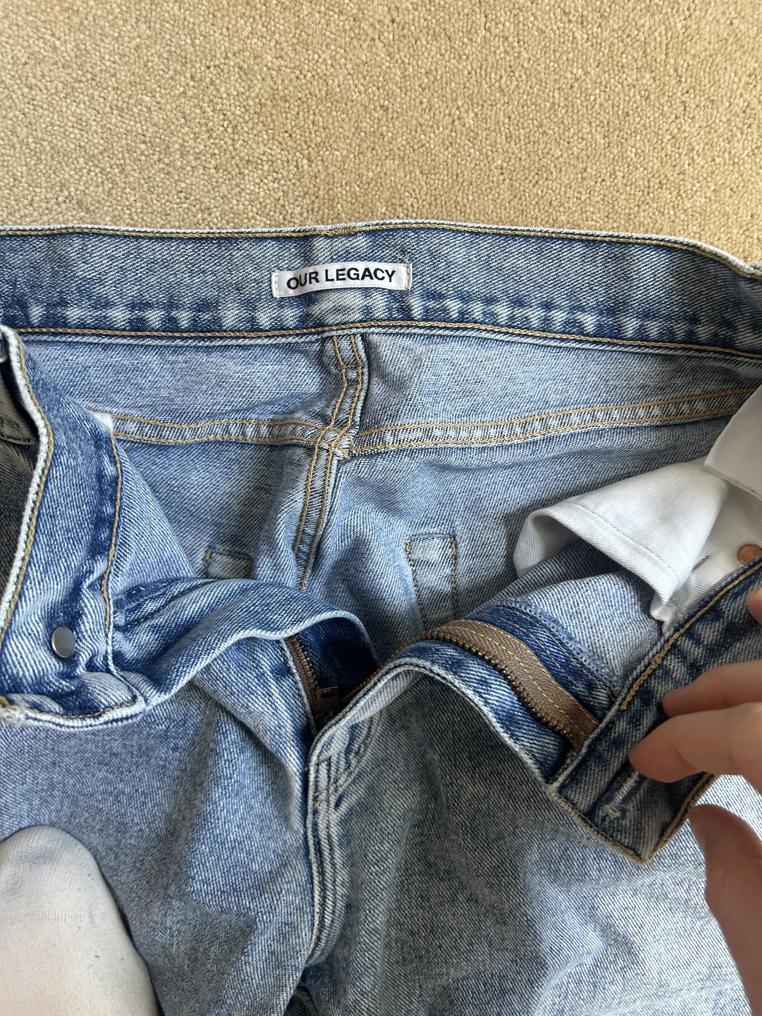 Our Legacy Our Legacy - Vast Cut, Light Wash (Circa 2019-2020) Size US 30 / EU 46 - 4 Thumbnail
