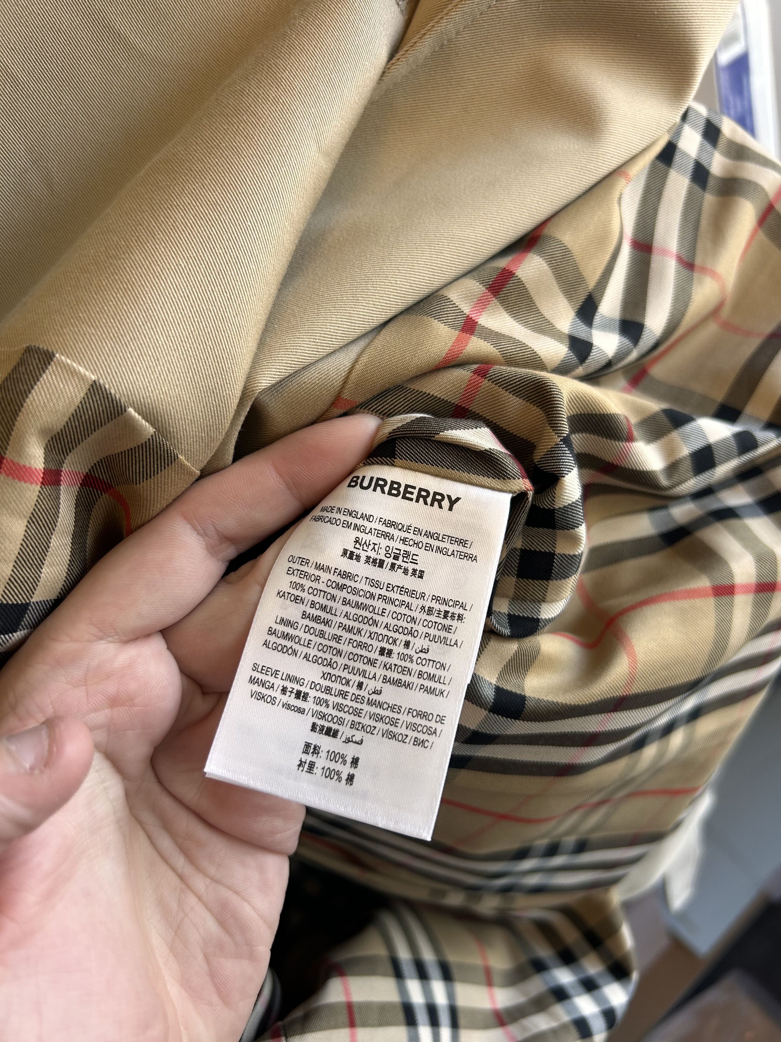 Burberry Burberry The Chelsea Check Trench Coat Size S / US 4 / IT 40 - 10 Thumbnail