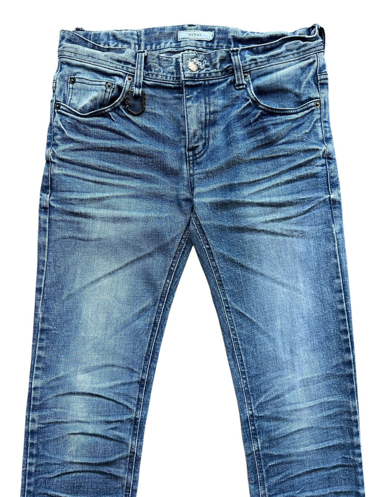 GOSTAR DE FUGA Midas Skinny Fit Stretched Denim Jeans 32x35 Size US 32 / EU 48 - 4 Thumbnail