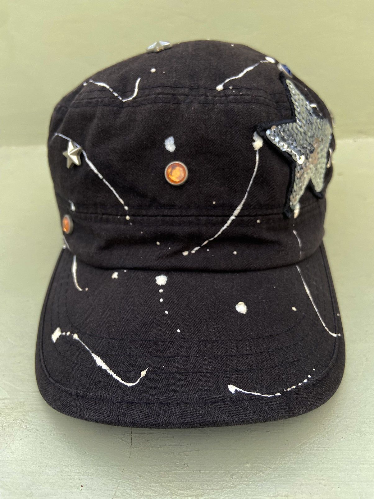 If Six Was Nine 2000s GGPX punk big star studded patrol hat Size ONE SIZE - 2 Thumbnail