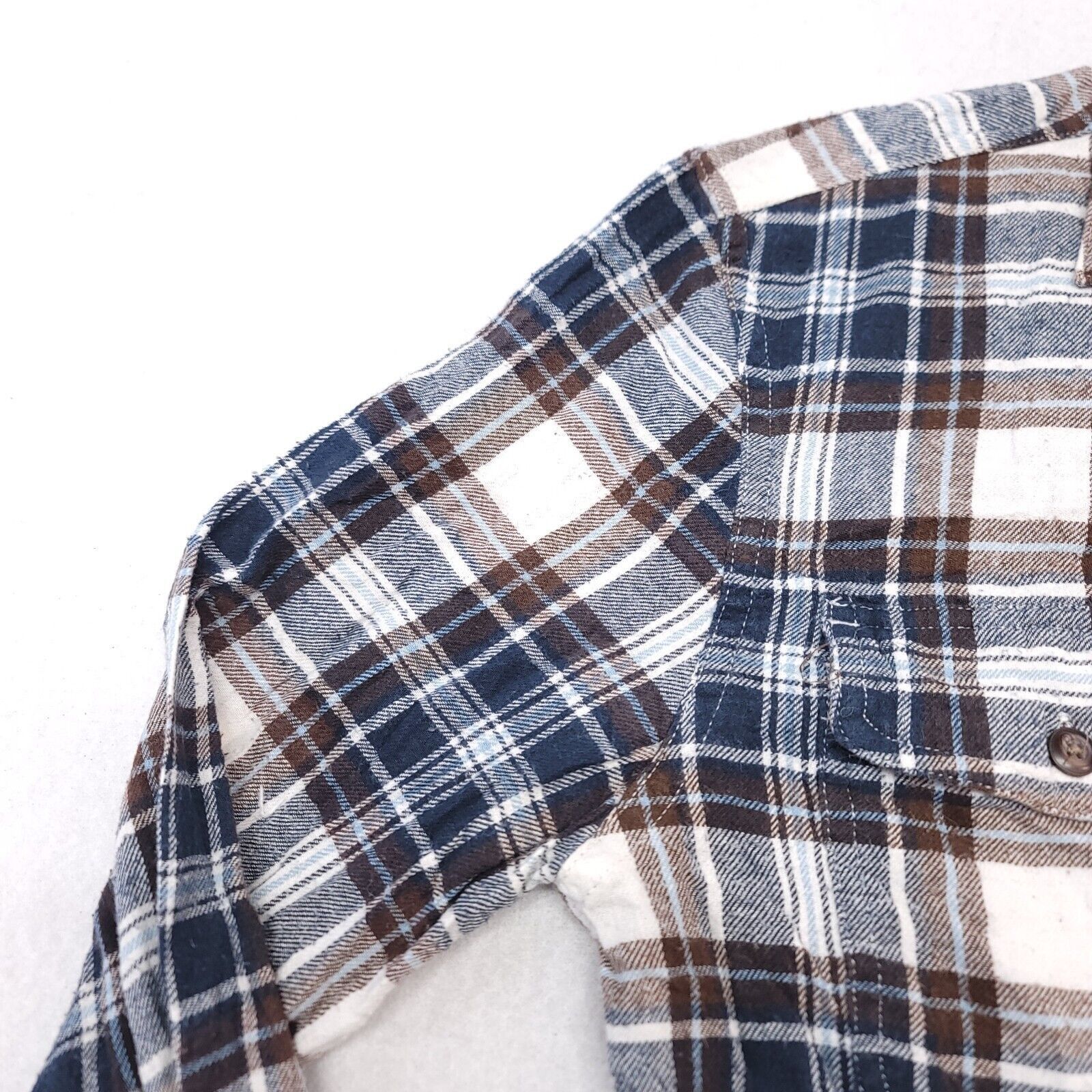 Sonoma Sonoma Tartan Flannel Button Up Shirt Mens Size Small S Blue Size US S / EU 44-46 / 1 - 4 Thumbnail