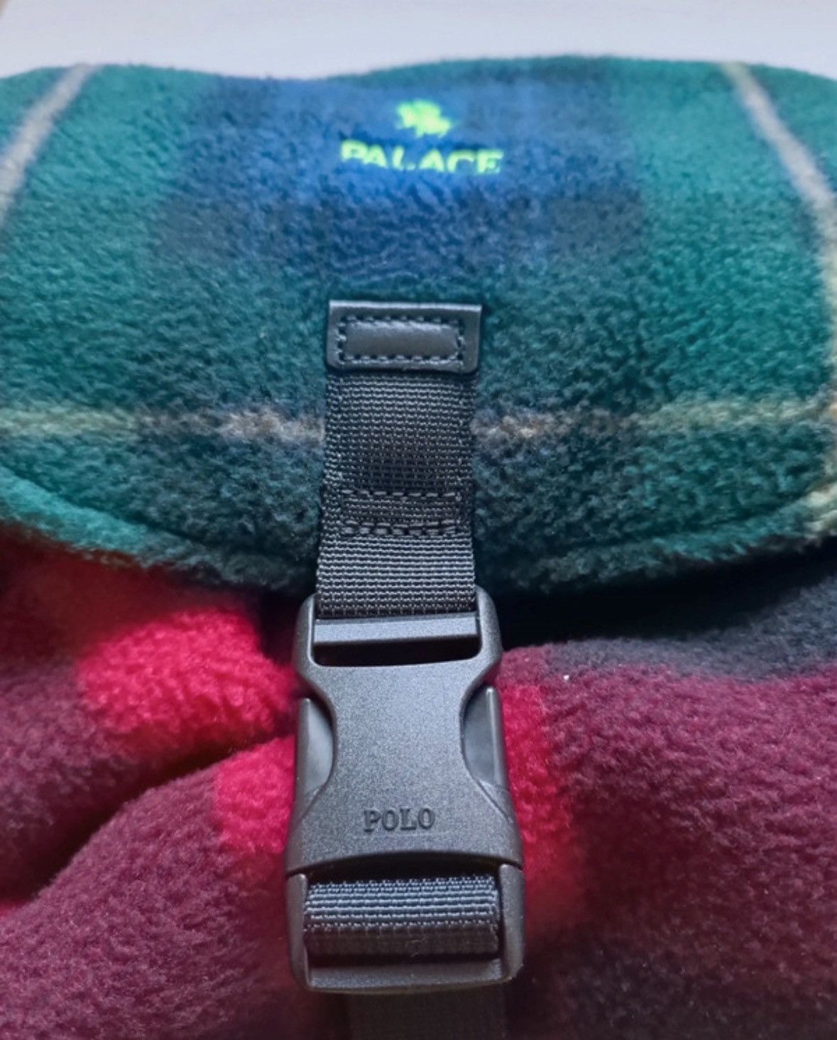 Palace × Polo Ralph Lauren Palace X Polo Ralph Lauren Fleece Backpack Size ONE SIZE - 5 Thumbnail