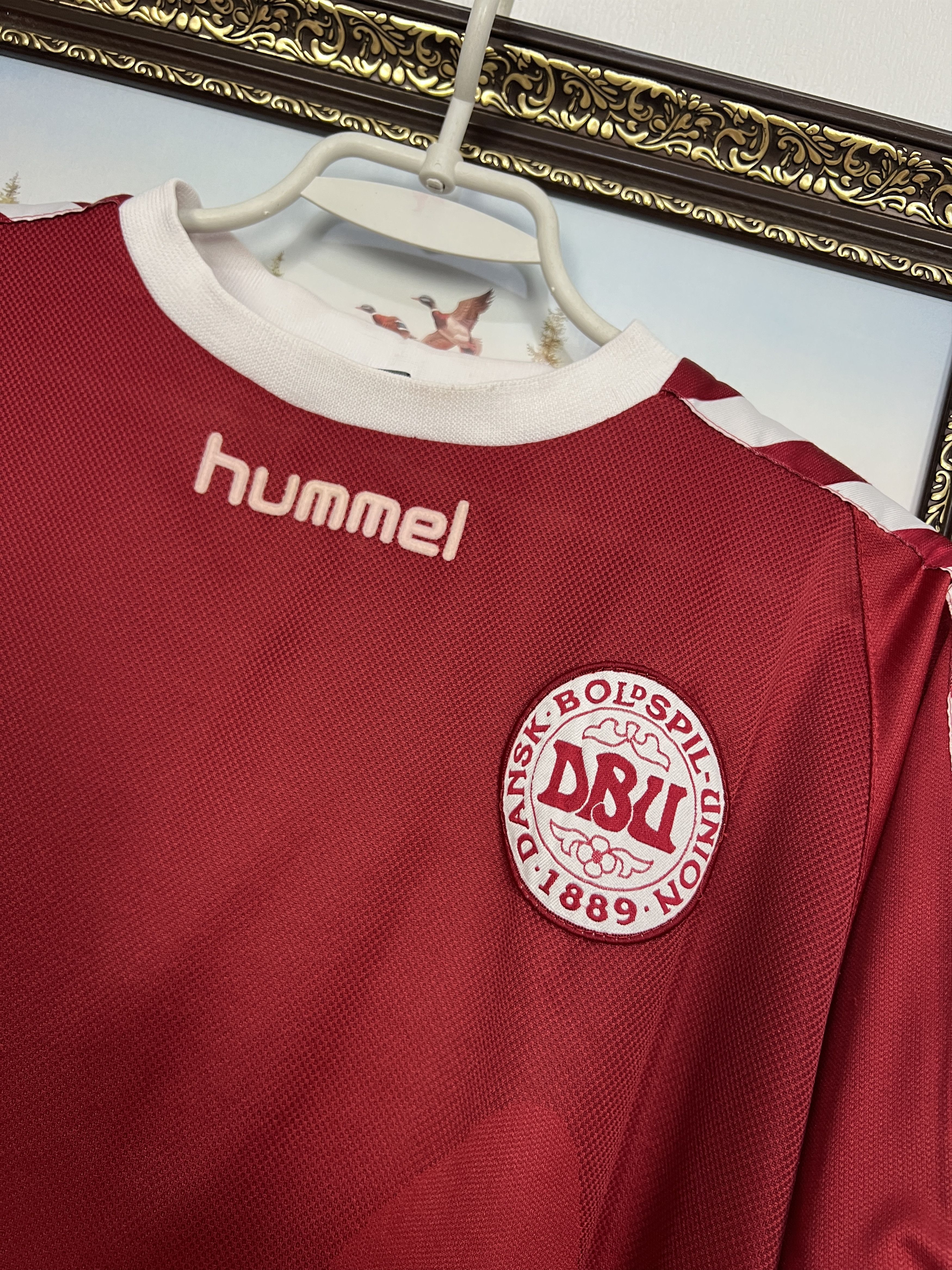 Hummel Denmark football shirt 2002 Soccer National Jersey Trikot Size US XL / EU 56 / 4 - 4 Thumbnail