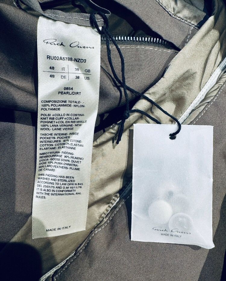 Rick Owens Rick Owens 21FW Color blocked Down Jacket Size US M / EU 48-50 / 2 - 6 Thumbnail