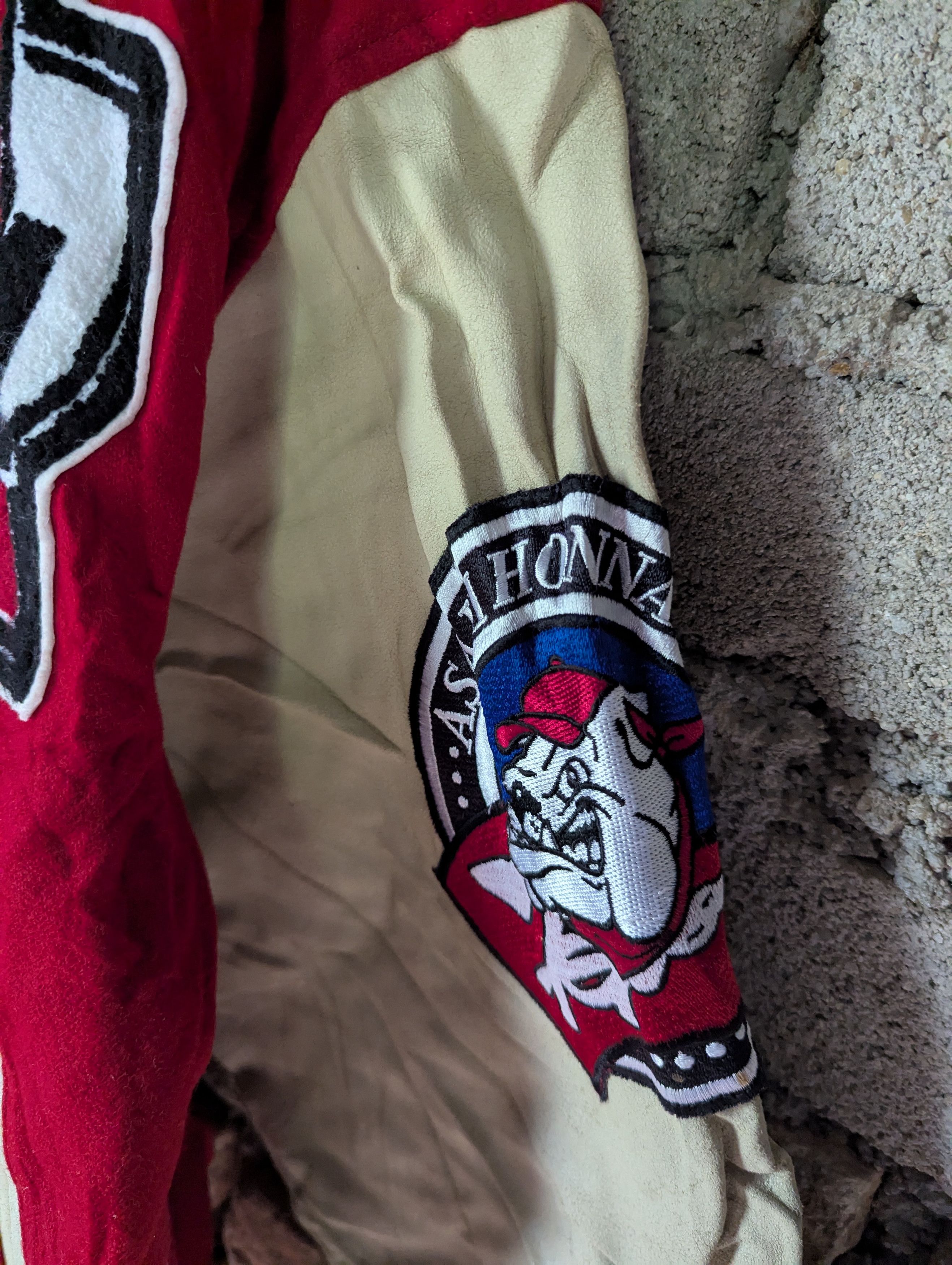 Japanese Brand × Vintage HN BOMBER JACKET POLYESTER SLEEVE Size US M / EU 48-50 / 2 - 5 Thumbnail