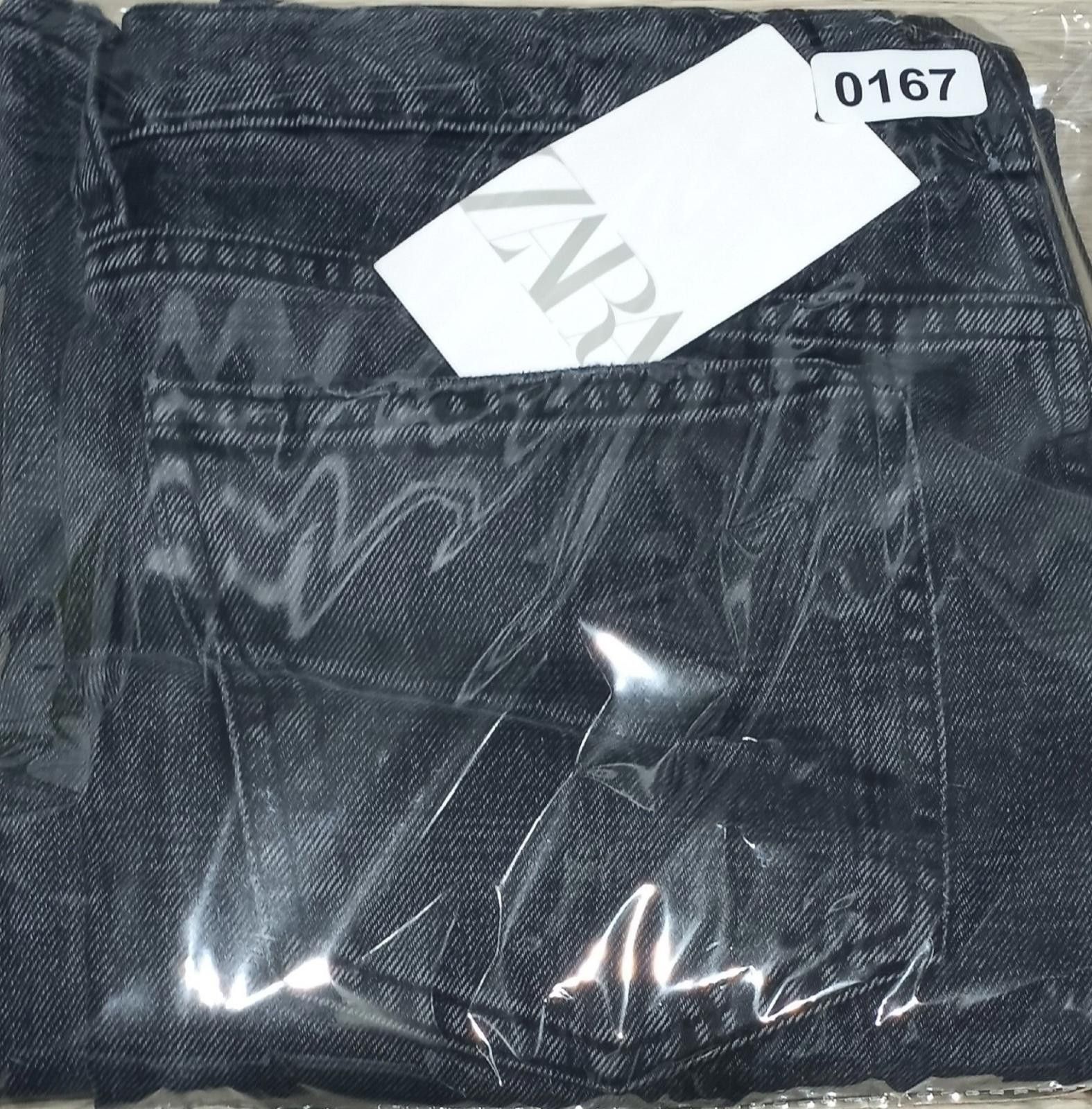 Zara Zara Women’s Black Grey Patterned Jeans Size 6 NWT Slim Fit Size 28" / US 6 / IT 42 - 8 Thumbnail