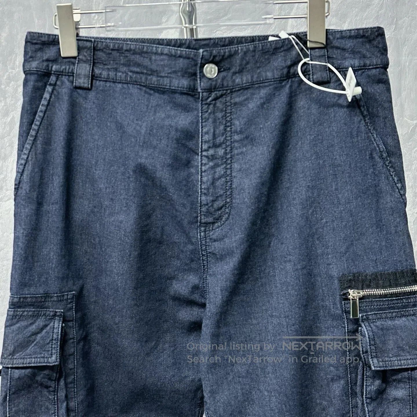 Dior dior zip pocket denim cargo pants. Size US 42 / EU 58 - 2 Thumbnail