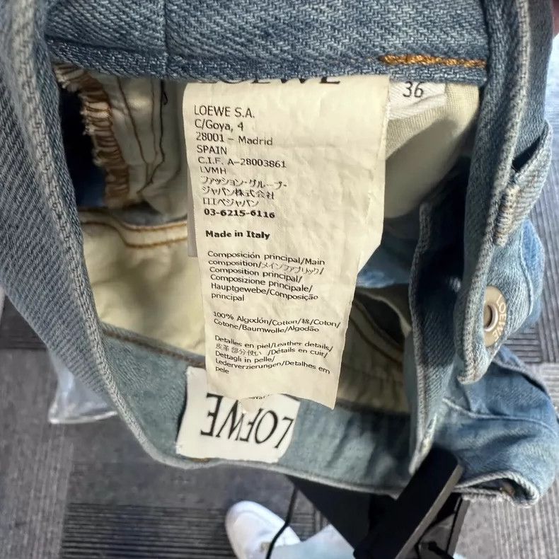 Loewe Loewe Blue short jeans Size 24" / US 00 / IT 34 - 4 Thumbnail