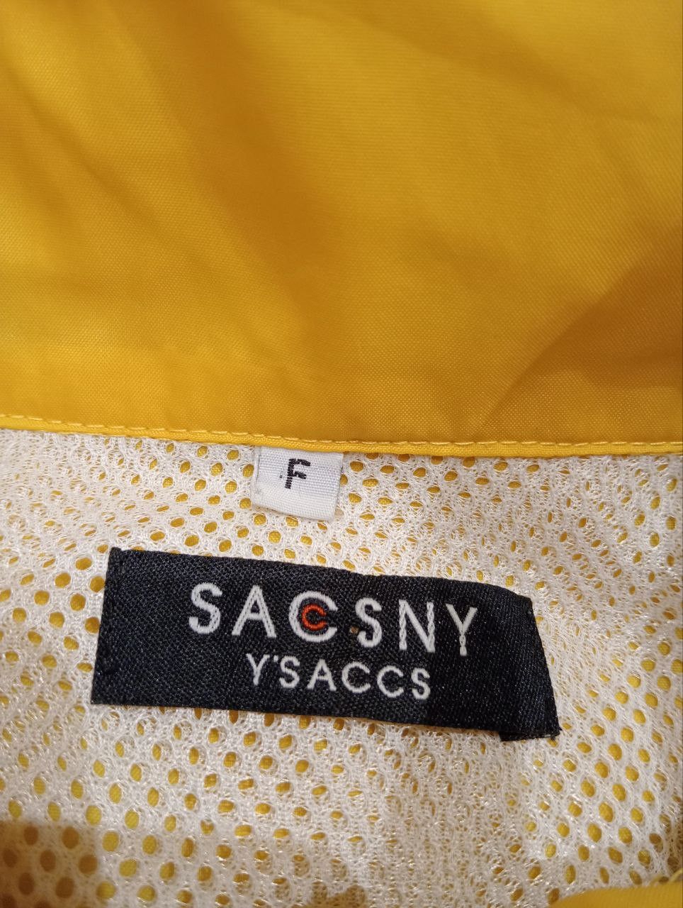 Yohji Yamamoto SACSNY Y'SACCS YOHJI YAMAMOTO WINDBREALER JACKET - YELLOW Size US XL / EU 56 / 4 - 10 Thumbnail