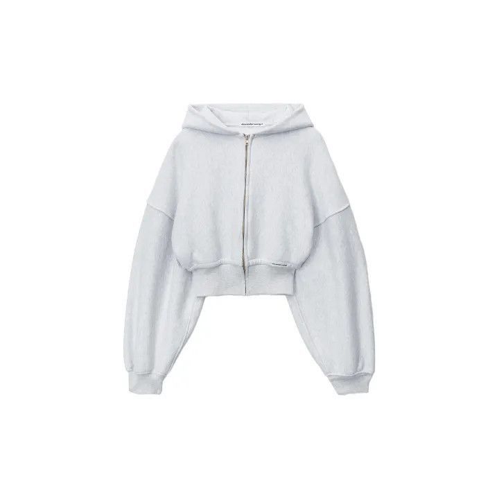 Alexander Wang Alexander Wang Classic Short Zipper Hoodie - Size XS / US 0-2 / IT 36-38 - 2 Thumbnail