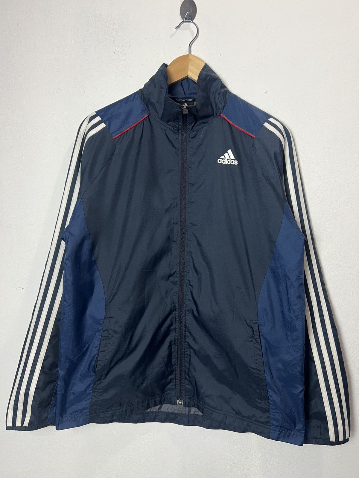 Adidas Adidas Clima Proof Windbreaker Jacket Size US L / EU 52-54 / 3 - 1 Thumbnail