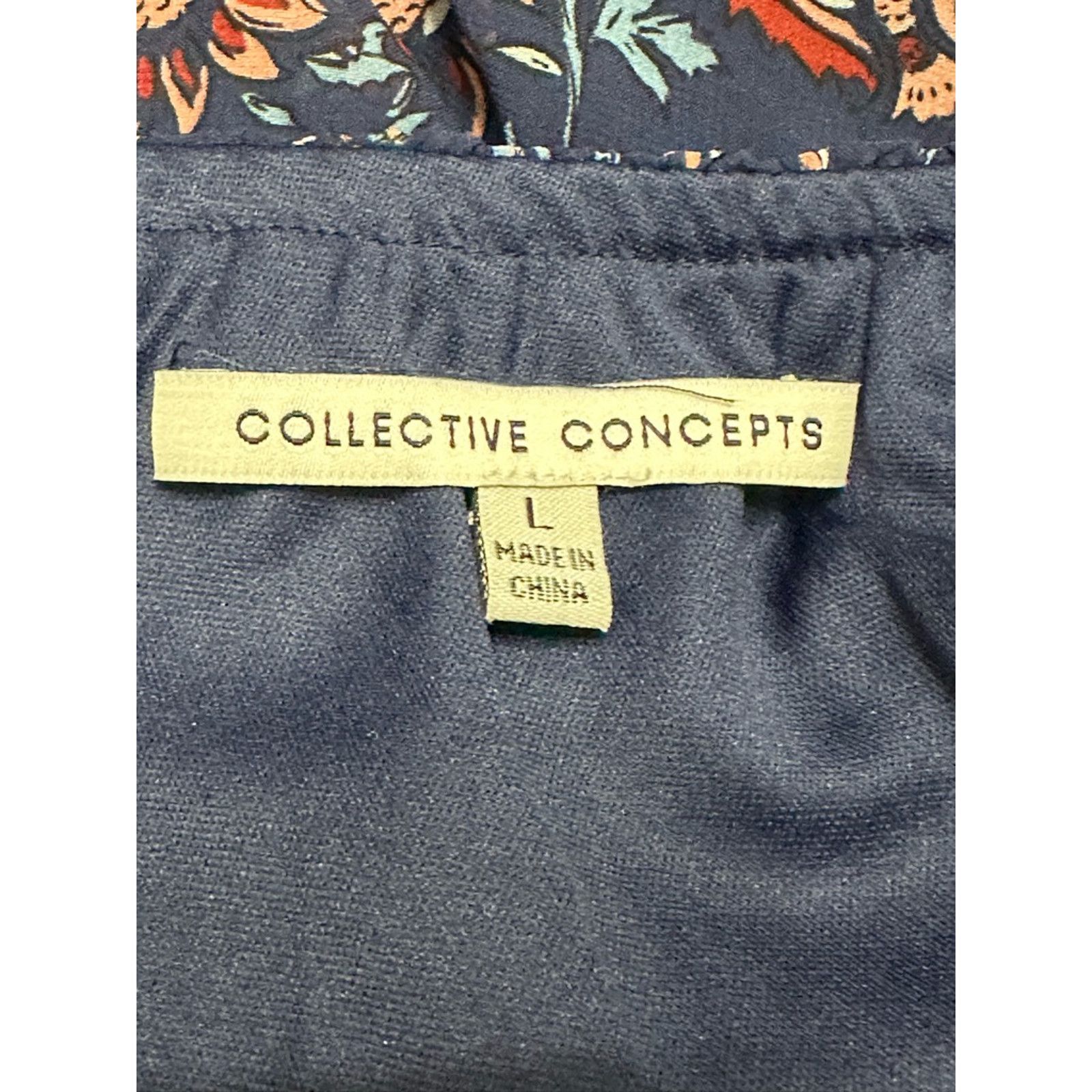 Other Collective Concepts Maxi Blouson Dress Ruffle Multicolor W L Size L / US 10 / IT 46 - 7 Thumbnail