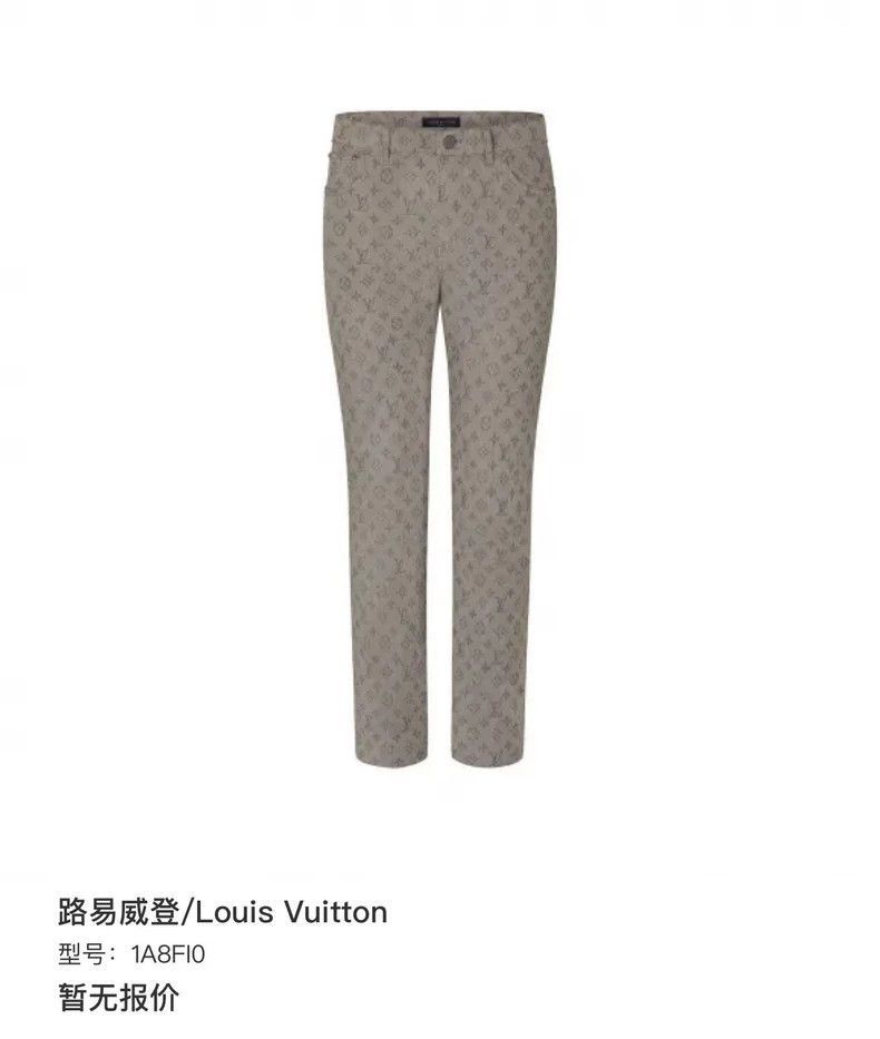 Louis Vuitton LouisVuitton logo printed all over in grey-2507 Size US 38 / EU 54 - 6 Thumbnail