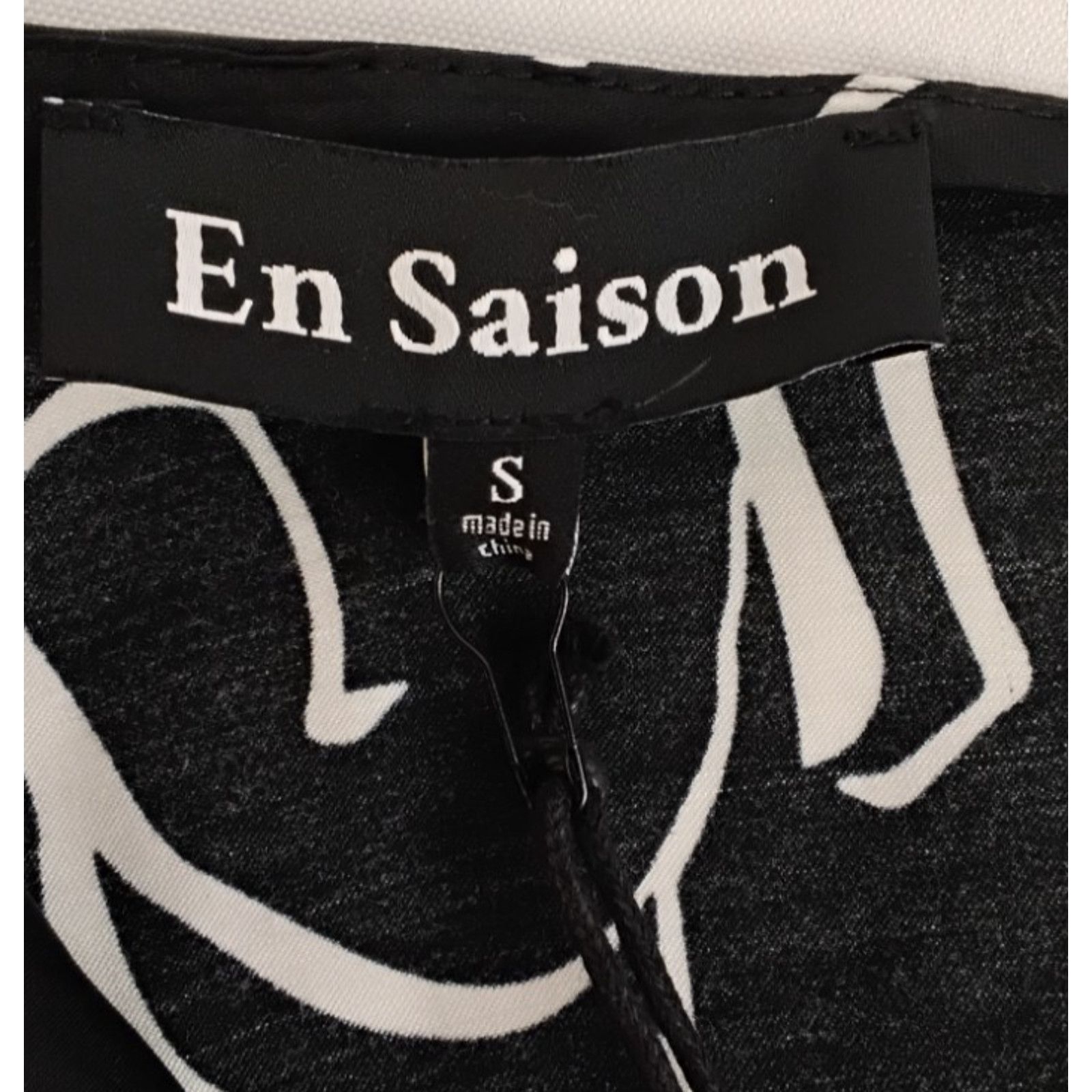 Other En Saison Slip Dress Women's S Black/White Abstract Face NWT Size S / US 4 / IT 40 - 8 Thumbnail