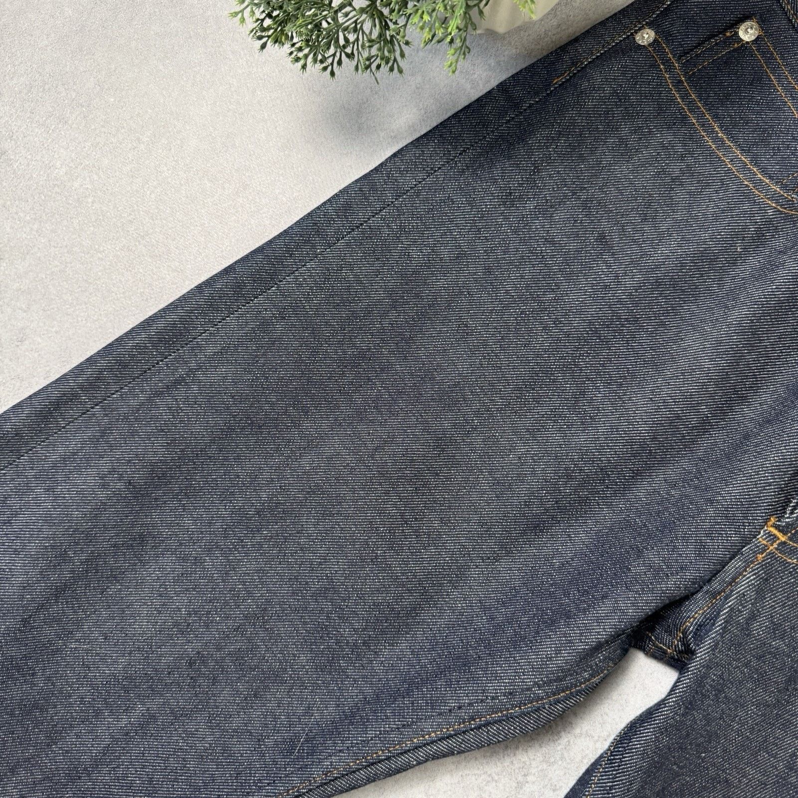 A.P.C. Vintage Men APC Blue Denim Selvedge Pants Jeans Size 31 Size US 31 - 4 Thumbnail