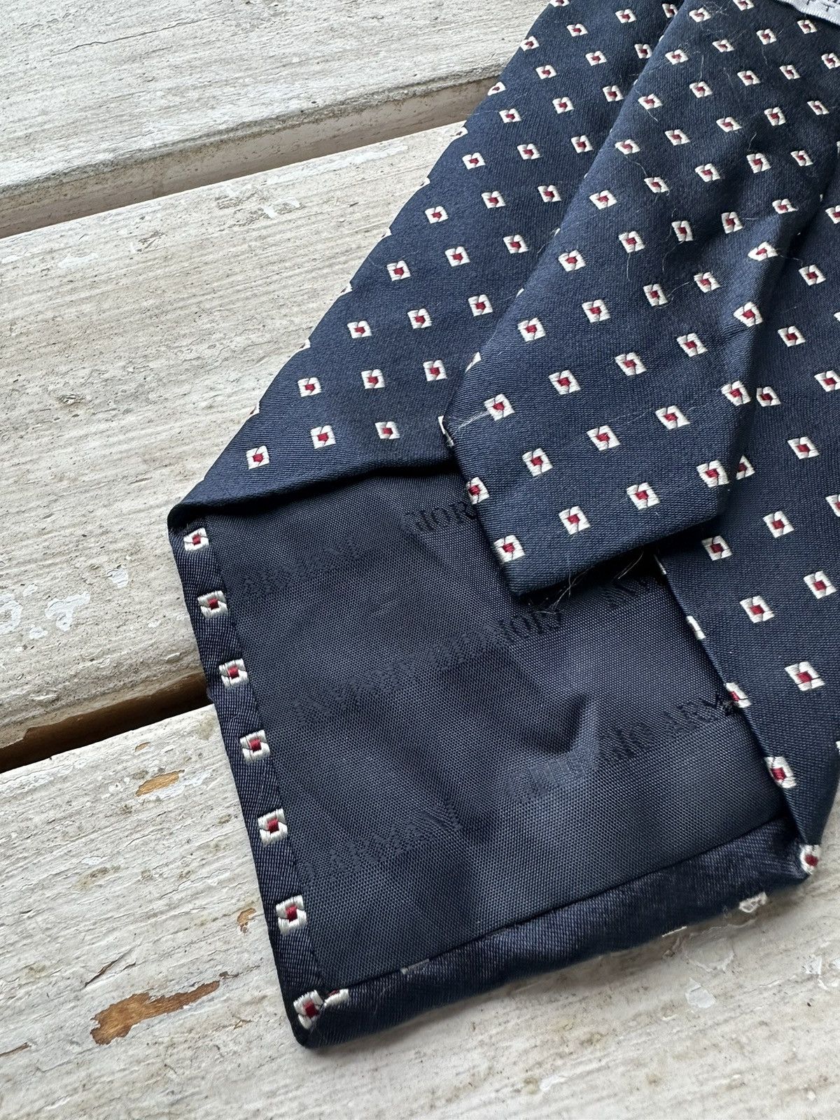 Armani × Giorgio Armani × Vintage 🚨 VINTAGE GIORGIO ARMANI FLANNEL 90s TIE luxury old money Size ONE SIZE - 2 Thumbnail
