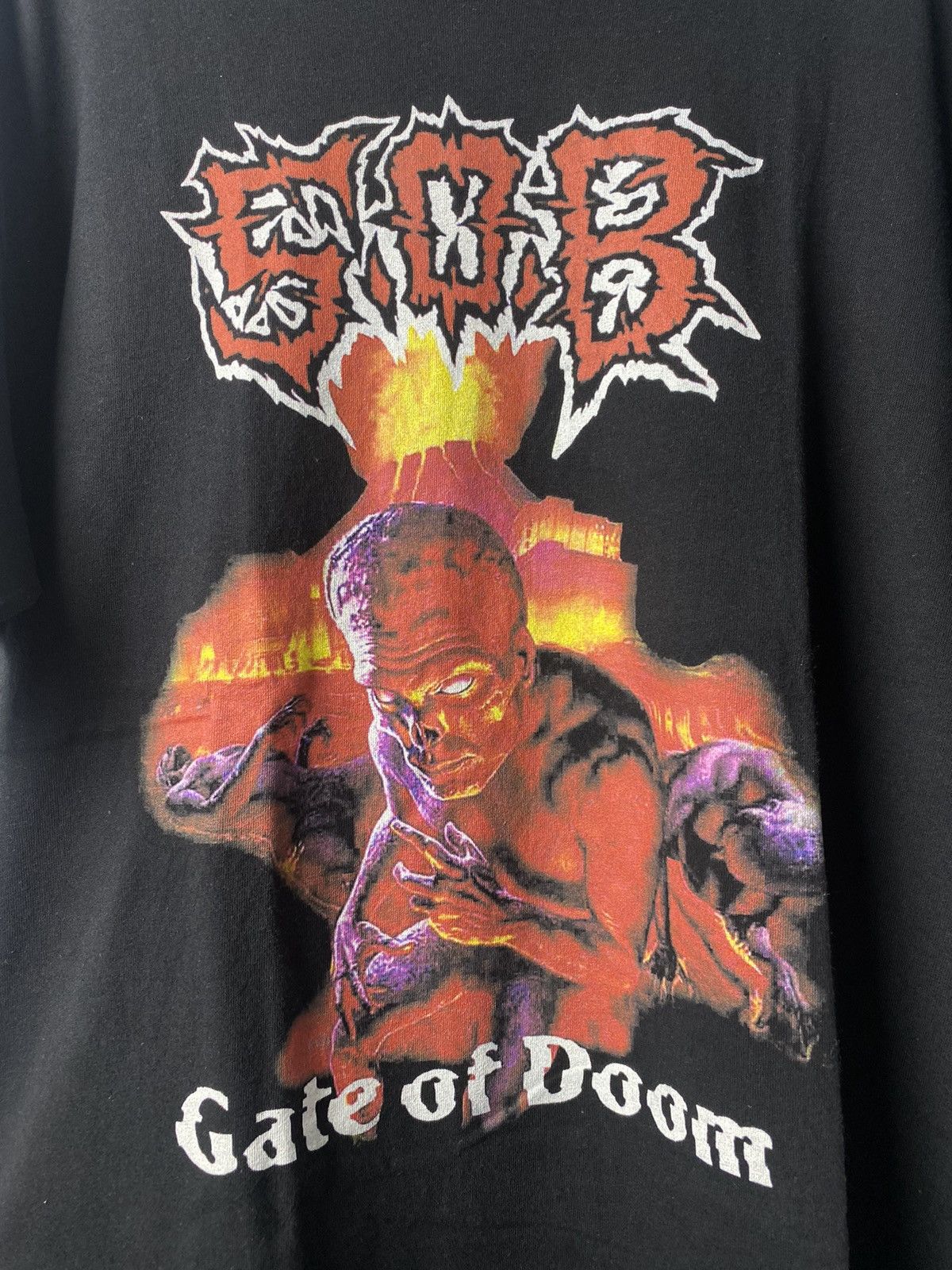 Band Tees × Vintage 00s SxOxB Gate Of Doom Japanese Hardcore Punk Tshirt Size US XL / EU 56 / 4 - 4 Thumbnail