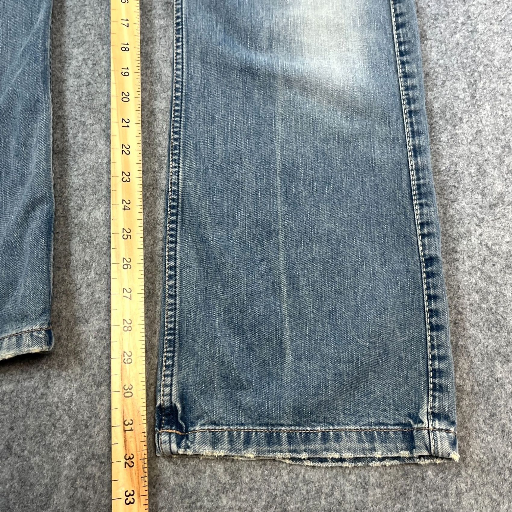 Tommy Hilfiger Tommy Hilfiger Womens Jeans Straight 29 32 Mid Blue Relaxed Baggy Megan Denim Pants Jeans Size 29" - 4 Thumbnail