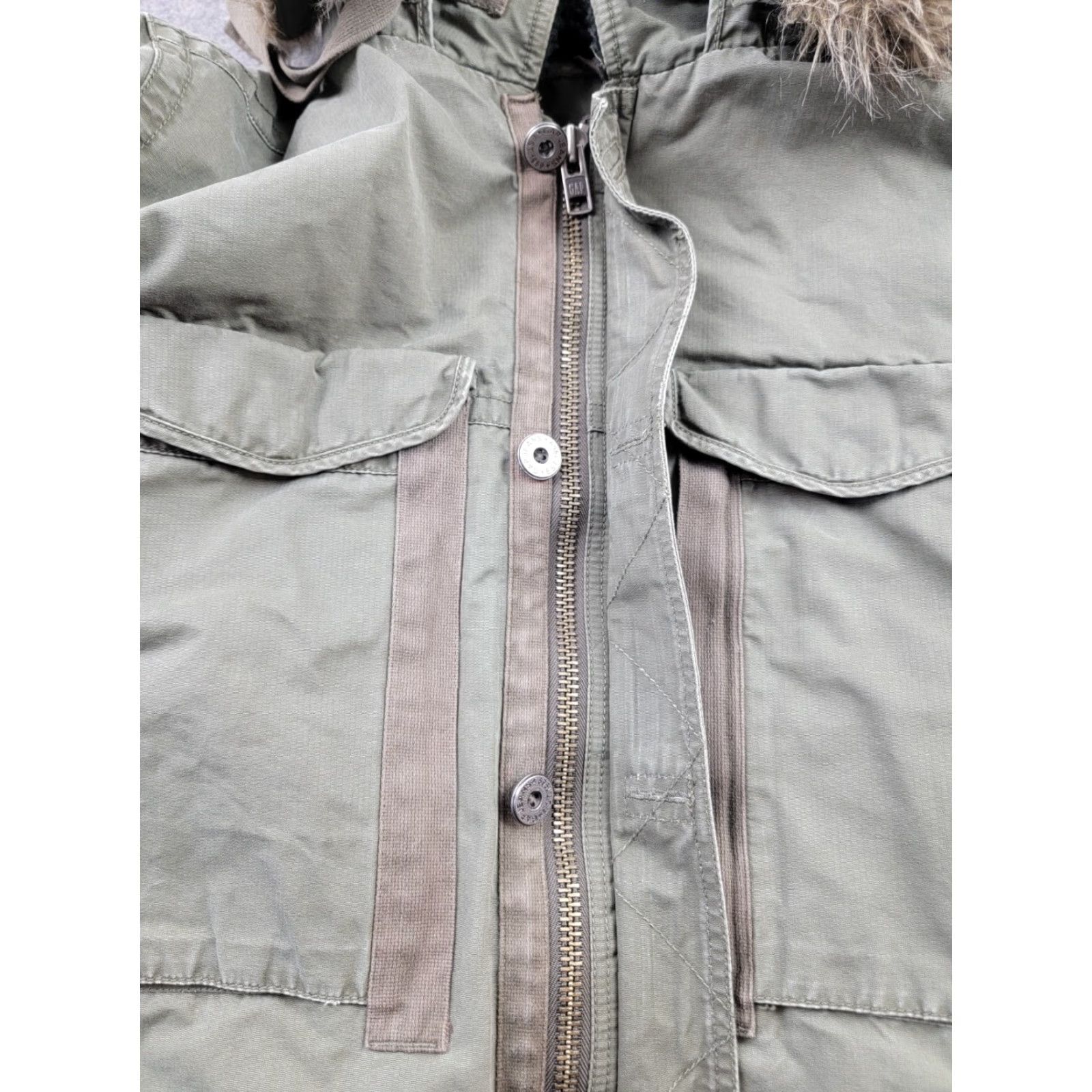 Gap VINTAGE Gap Coat Parka Mens Large Green Cold Weather Military Outdoor Vintage 2000's Size US L / EU 52-54 / 3 - 2 Thumbnail
