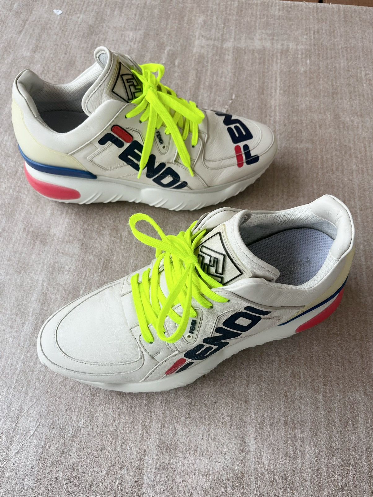 Fendi Luxury high-top sneakers Size US 10 / EU 43 - 3 Thumbnail