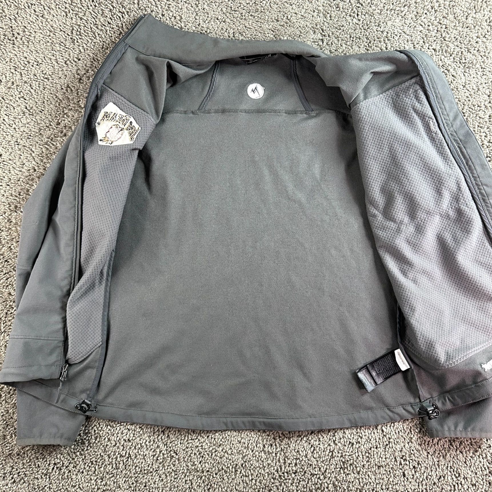 Marmot Marmot Tempo Jacket Womens M Gray Water Repellant Full Zip Coat Logo Pockets Casual Outdoor Size M / US 6-8 / IT 42-44 - 6 Thumbnail