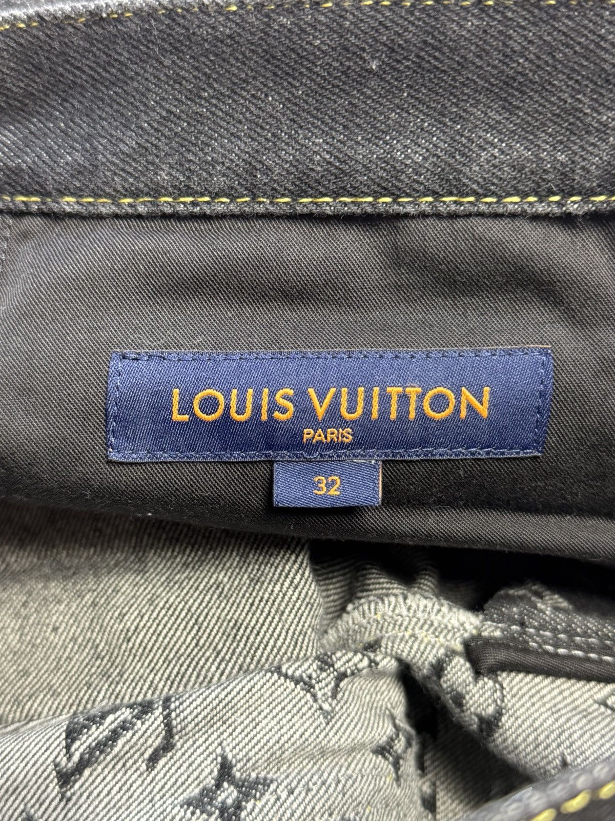 Louis Vuitton × Nigo LV x Nigo Louis Vuitton Made Crazy Monogram Jeans Size US 32 / EU 48 - 9 Thumbnail