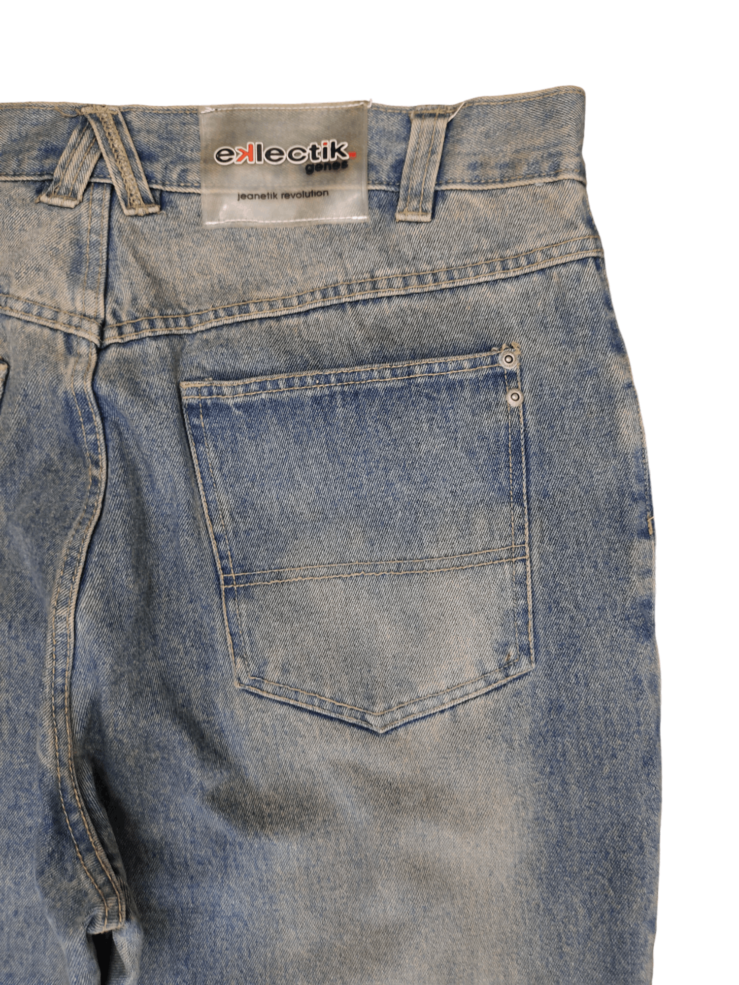 Ecko Unltd. Baggy Jeans Eklectik Genes Sand Wash Wide Leg Jeans Y2k Jnco Size US 38 / EU 54 - 3 Thumbnail