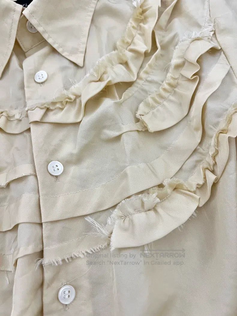 Comme des Garcons Comme Des Garcons Lace short sleeve shirt Size S / US 4 / IT 40 - 5 Thumbnail
