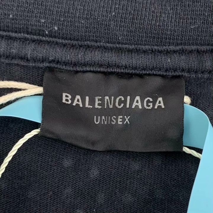 Balenciaga Balenciaga 2022 Black Diamond Cotton T-shirt Size US M / EU 48-50 / 2 - 5 Thumbnail
