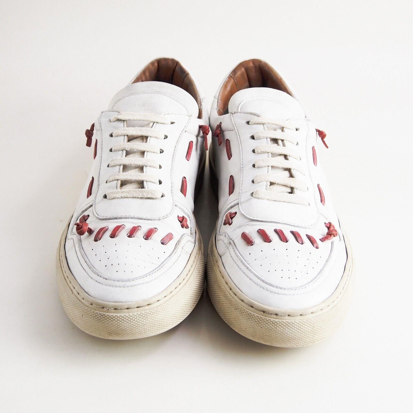 Givenchy Givenchy Sneakers White Leather Side Lacing US 9 EU 42 Size US 9 / EU 42 - 1 Thumbnail