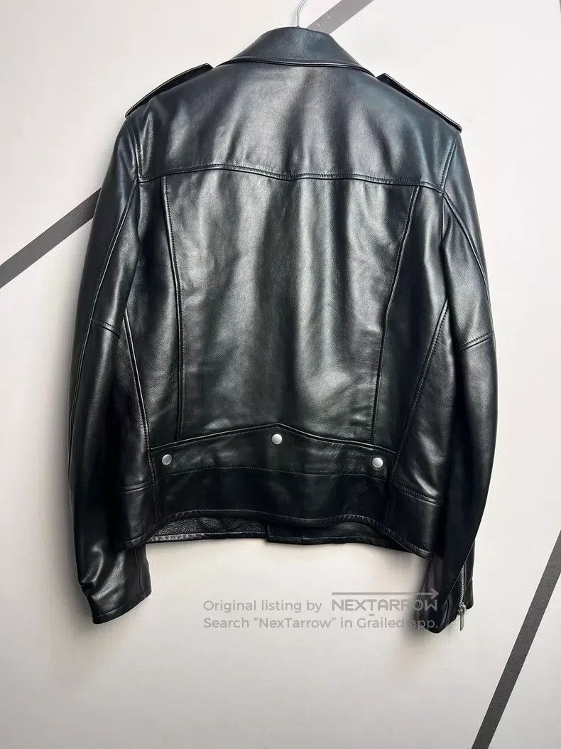 Saint Laurent Paris Saint Laurent Paris Motorcycle Leather Jacket Size US M / EU 48-50 / 2 - 2 Thumbnail