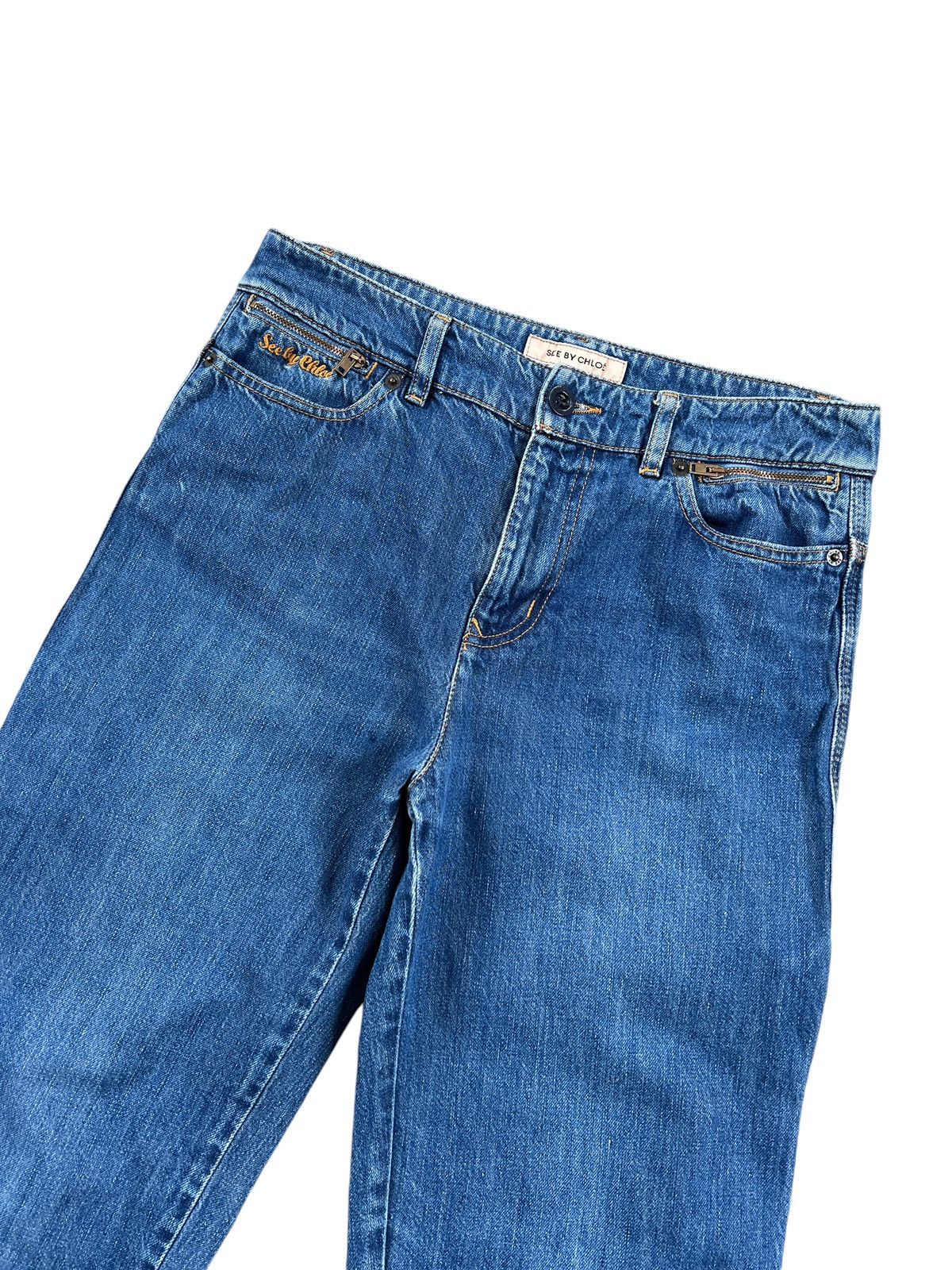 Chloe 2000 See by Chloé Carpenter Jeans Size 29" - 6 Thumbnail