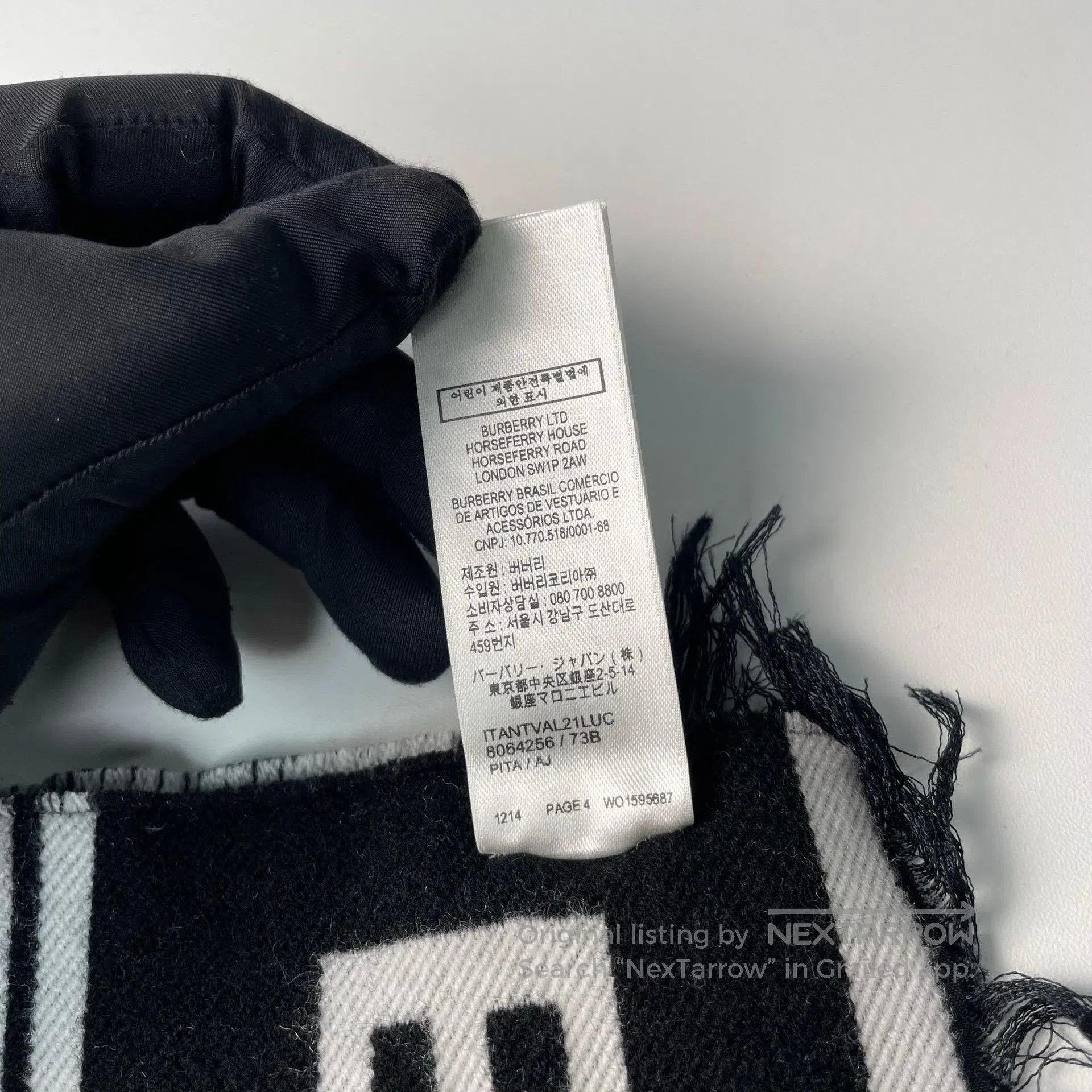 Burberry Burberry Rabbit Limited Fringe Scarf| Size ONE SIZE - 8 Thumbnail