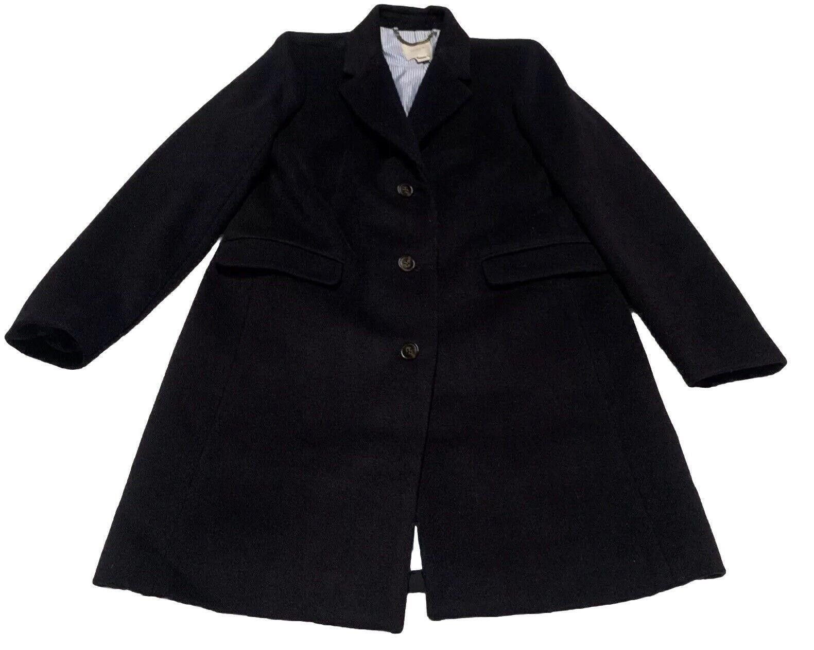 J.Crew J Crew Women’s Sz 12 Black Wool Peacoat Long Topcoat Classic Size XL / US 12-14 / IT 48-50 - 1 Thumbnail
