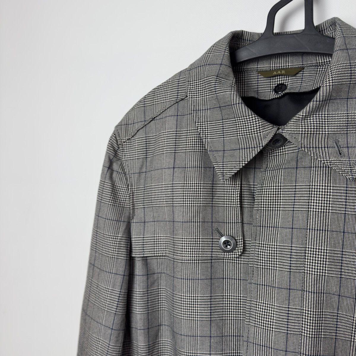 Yohji Yamamoto A.A.R by YOHJI YAMAMOTO D'URBAN Checked Belted Coat Jacket Size US L / EU 52-54 / 3 - 5 Thumbnail