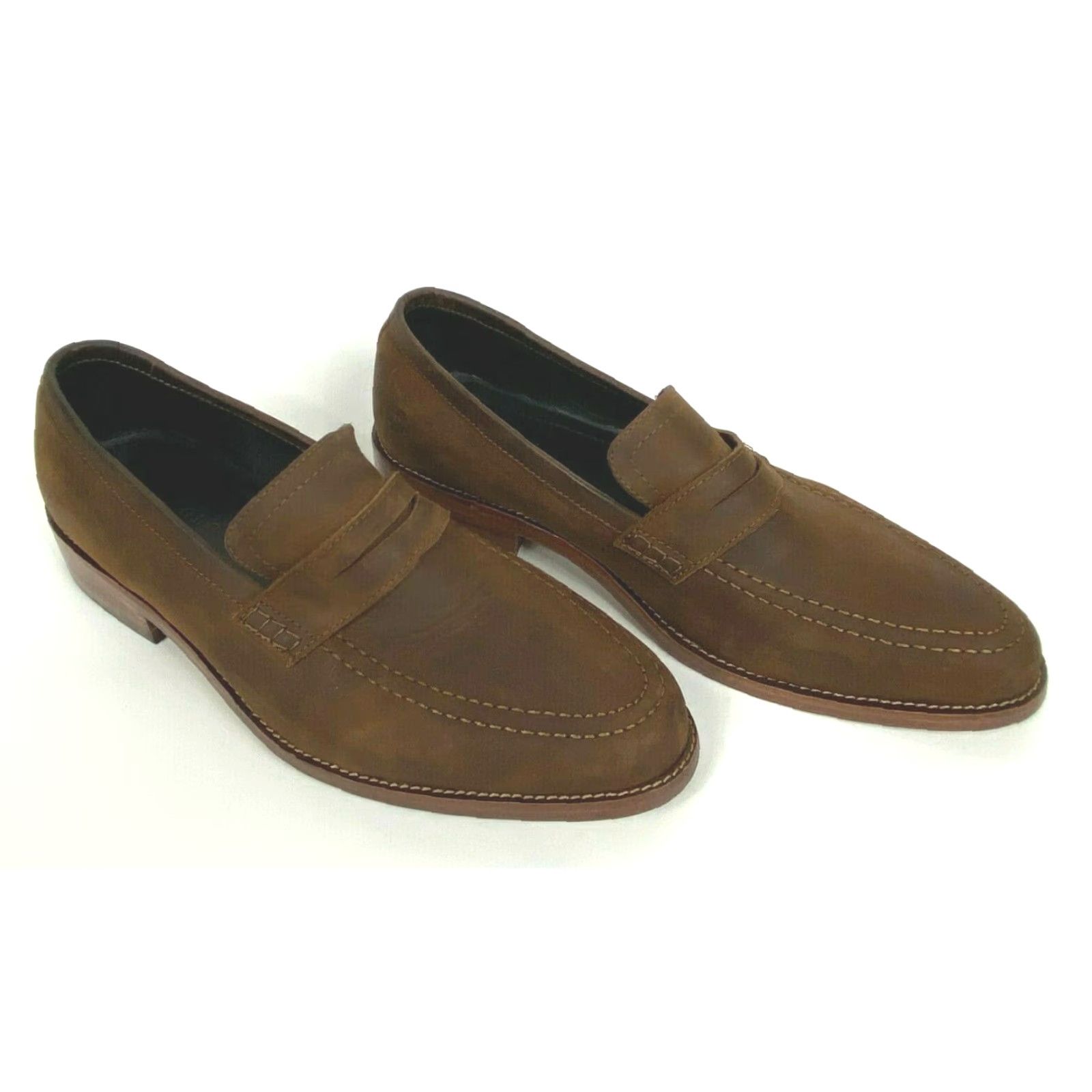 Nisolo Nisolo Chamberlain Penny Loafer Mens Leather Slip On Shoe 9 Brown Dress Leather Upper/Outsole Size US 9 Size US 9 / EU 42 - 2 Thumbnail
