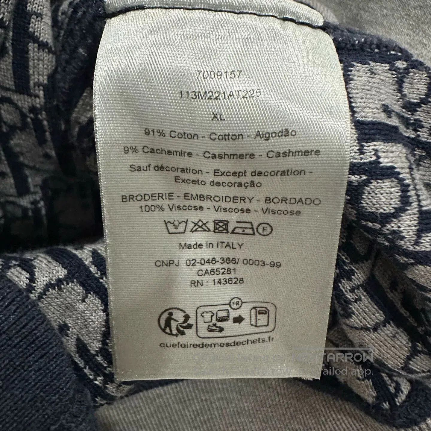 Dior Dior Full Print Zip Hoodie Jacket XL. Size US XL / EU 56 / 4 - 4 Thumbnail