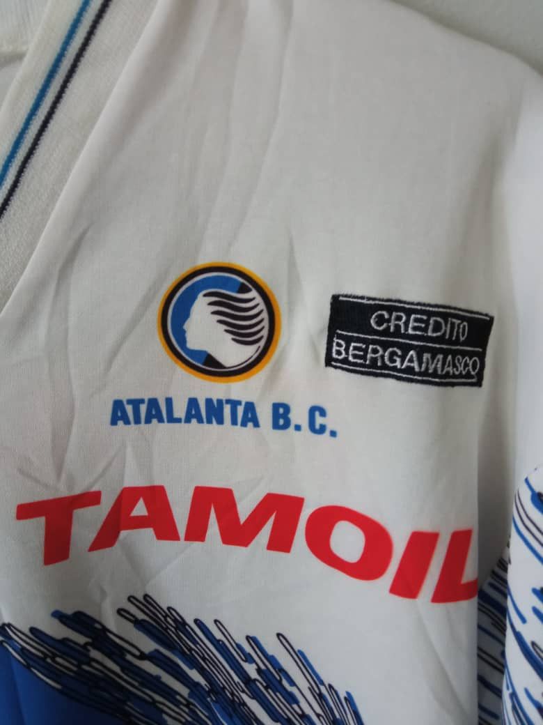 VINTAGE ATALANTA FC LOTTO TAMOIL TRAINING 92/93 JERSEY ISSUE