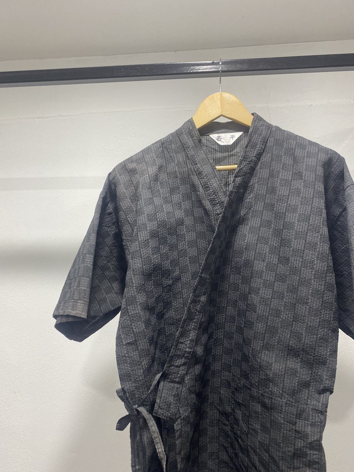 Hysteric Glamour × Japanese Brand × Le Grande Bleu (L.G.B.) Sick☠️ Japan Kimono Anime Checkered Lgb Punk 90s Size US M / EU 48-50 / 2 - 3 Thumbnail