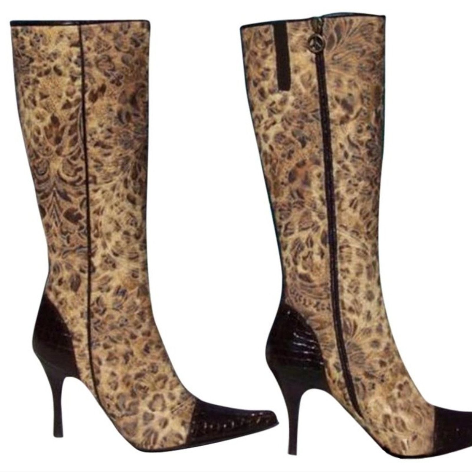 Donald Pliner Donald Pliner Bronze Gator Leather Leopard Boot $495 NWT Size US 6.5 / IT 36.5 - 5 Thumbnail