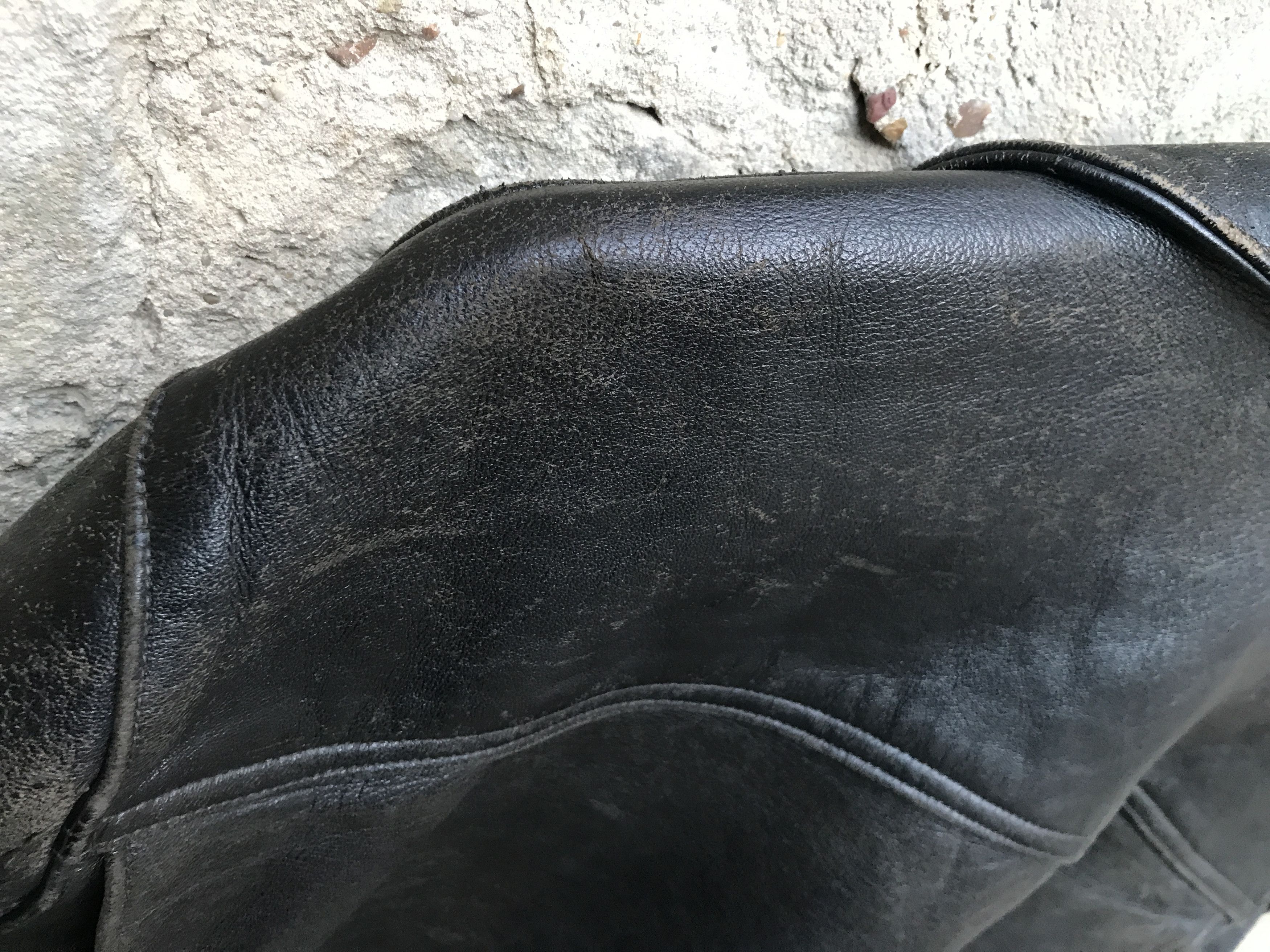 Vintage Rare Vintage 60s French Motorcycle Leather Biker Jacket Size US XL / EU 56 / 4 - 22 Thumbnail