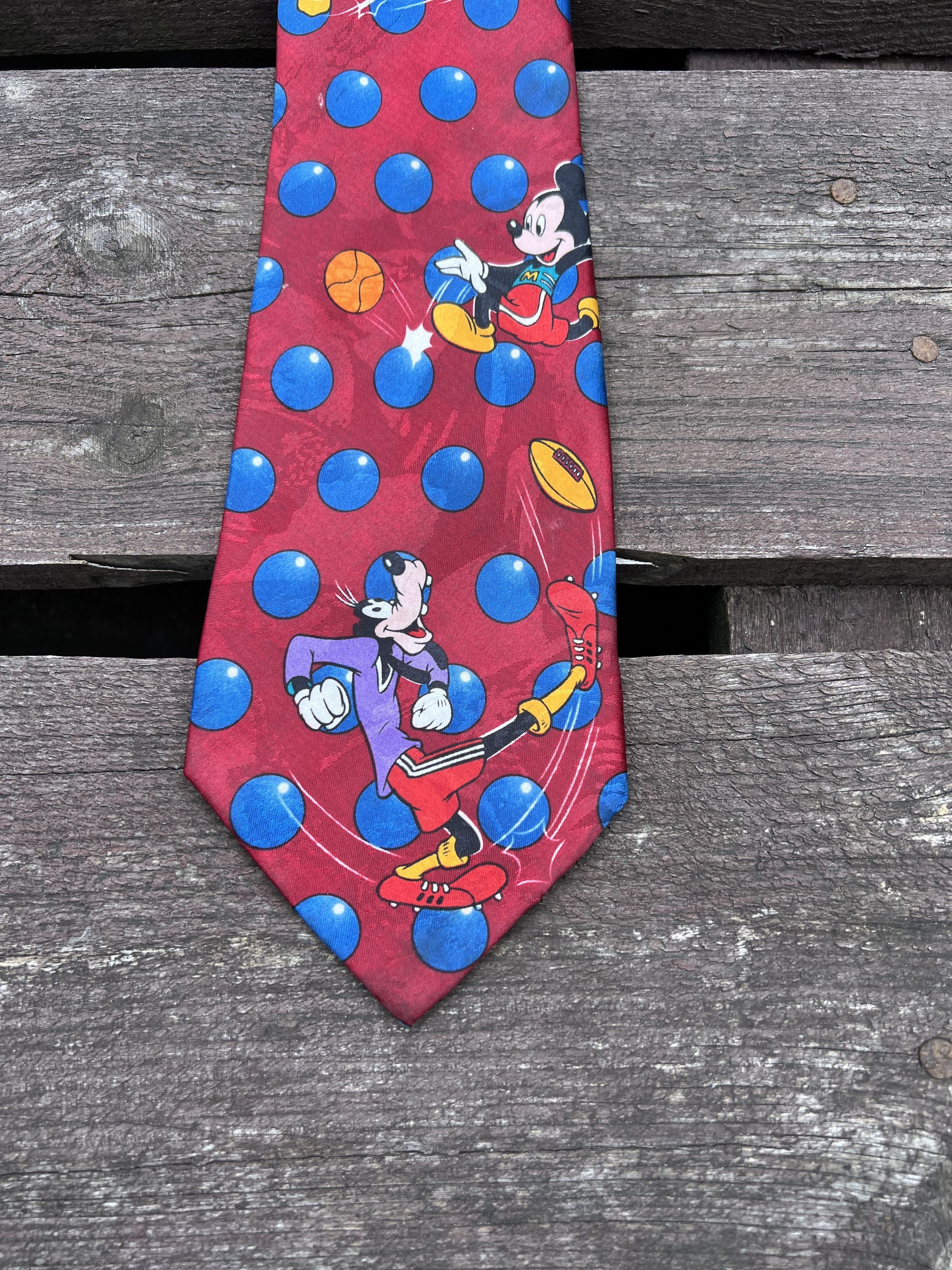 Cartoon Network Vintage 90s Mickey Mouse Disney World Cartoon Movie tie Size ONE SIZE - 2 Thumbnail