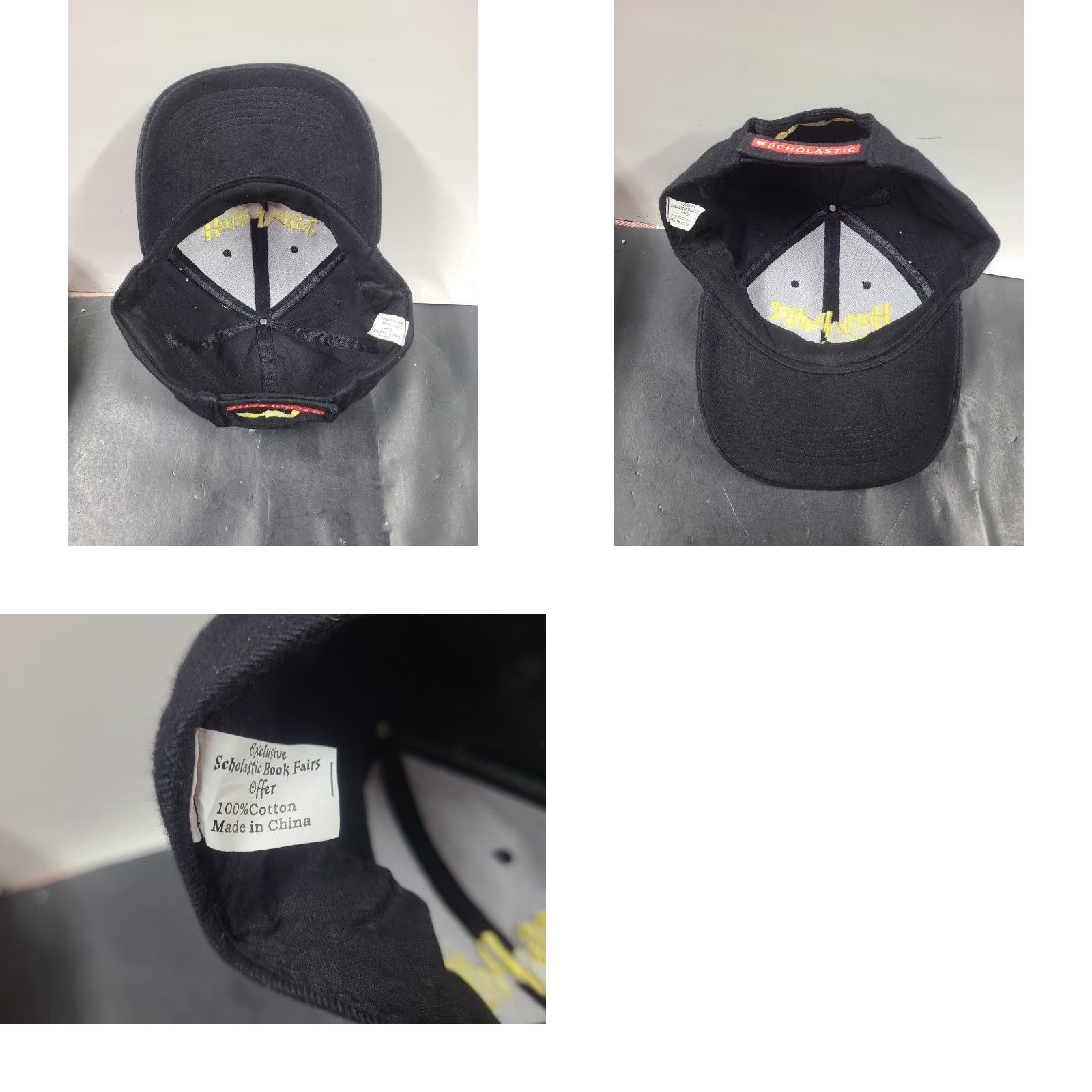Vintage VINTAGE Scholastic HARRY POTTER promotional Hat Cap Adjustable Order Phoenix Adult Unisex Adults Baseball Cap Black 100% Cotton Velcro Adjustable Size ONE SIZE - 8 Thumbnail
