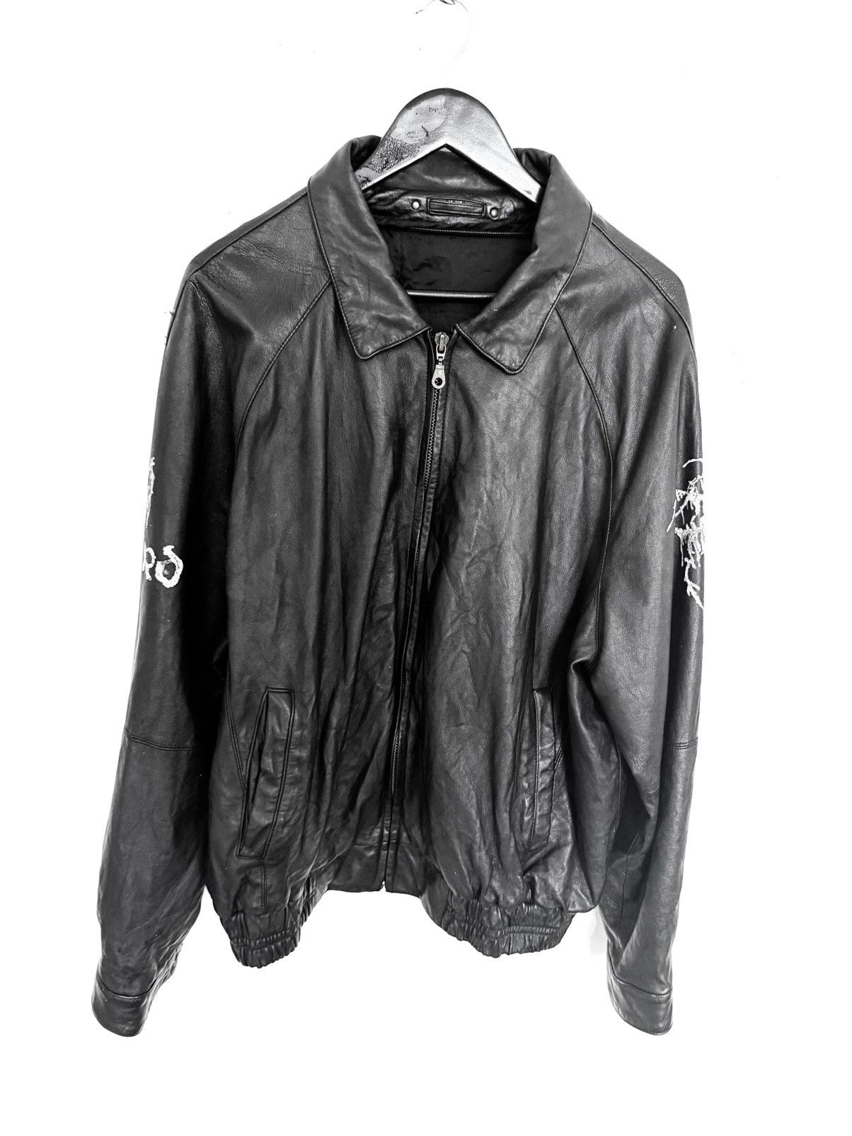 Vintage Darkthrone, Isengard & Morbid Leather Jacket Size US XL / EU 56 / 4 - 5 Thumbnail