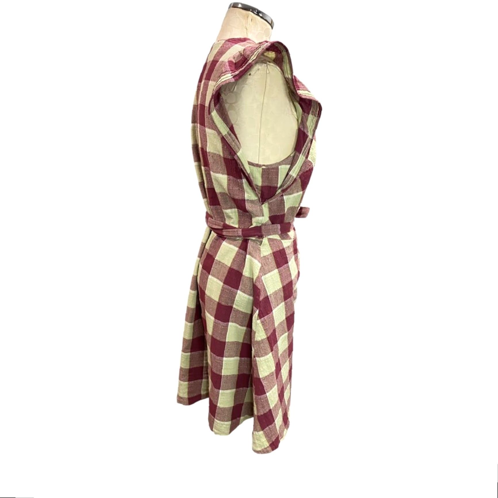 Madewell Madewell Gingham Wrap Mini Dress XL Cotton MC977 Size XL / US 12-14 / IT 48-50 - 3 Thumbnail